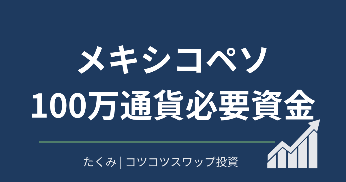 100万通貨必要資金